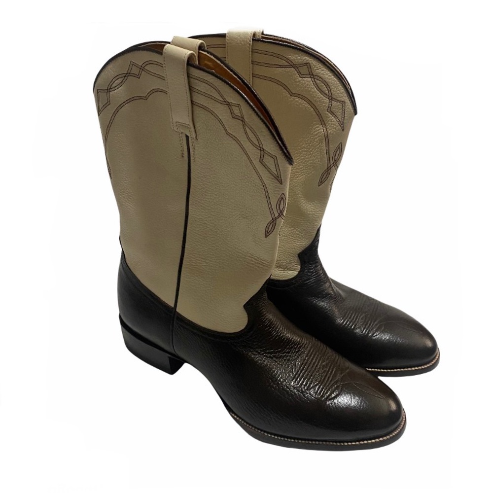 Vintage 1990s Chris Romero Western Cowboy Boots